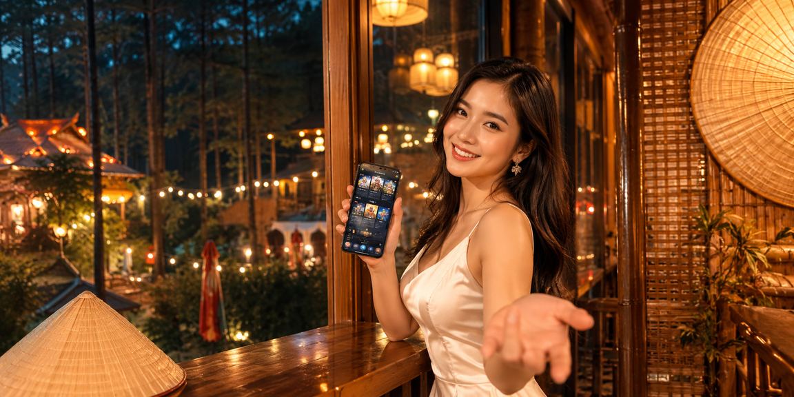Khung cảnh chơi casino trực tuyến tại Đà Lạt với không gian ấm cúng