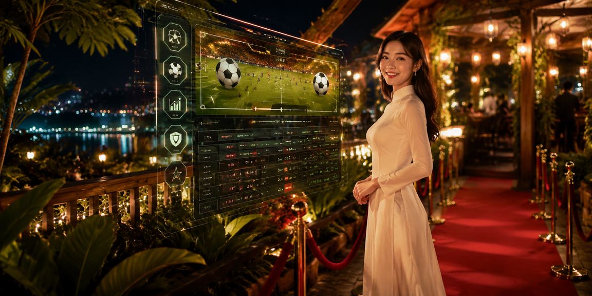 Người chơi thư giãn tại sòng bài Hà Nội với trang phục áo dài truyền thống